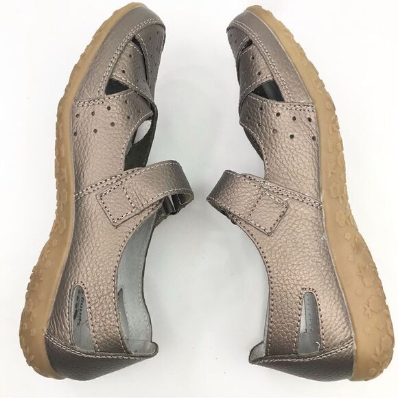 Spring Step STREETWISE Bronze Cross Strap Walking Athleisure Shoes - Picture 8 of 16